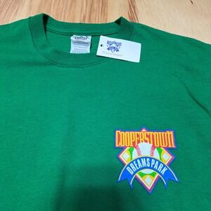 Cooperstown‎ Dreams Park Kelly Green T-Shirt Small Baseball Tee NWT